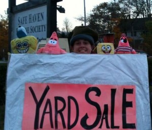 Steph and Yard Sale